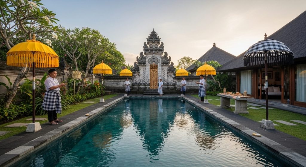 how to find trustworthy Bali guides, Bali — Photorealistic editorial luxury travel photo, authentic Bali, refined five-s